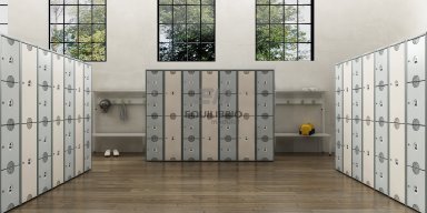 LOCKERS PINGPONG (PORTA-ETIQUETERO Y RANURA DE VENTILACIÓN) :: Muebles de Oficina: Equilibrio Modular